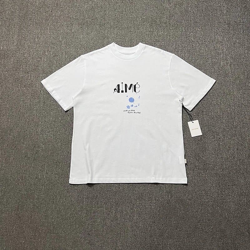 AMI Paris T-Shirt Aime Logo Print