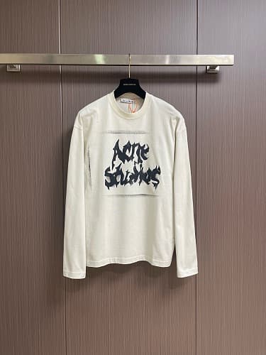 Long-Sleeve Tee Acne Studios Logo Print
